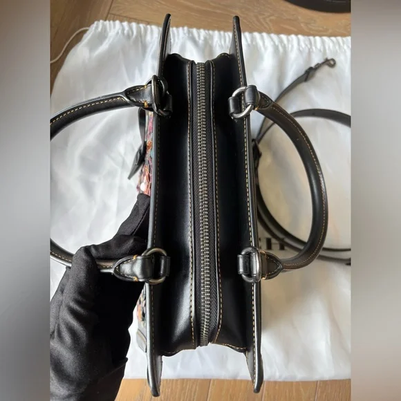 COACH Zoe Carryall Bag With Leather Sequins - Picture 5 of 16